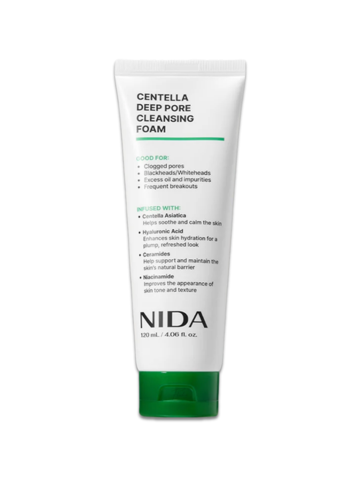 NIDA Centella Deep Pore Cleansing Foam