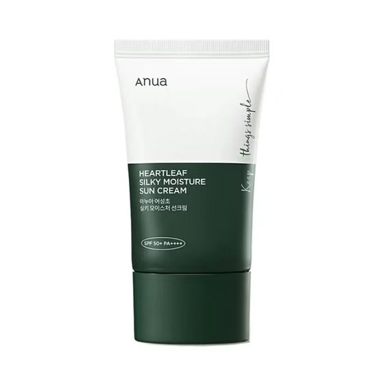 ANUA - PROTECTOR SOLAR HIDRATANTE HEARTLEAF SILKY MOISTURE SUN CREAM 50ML