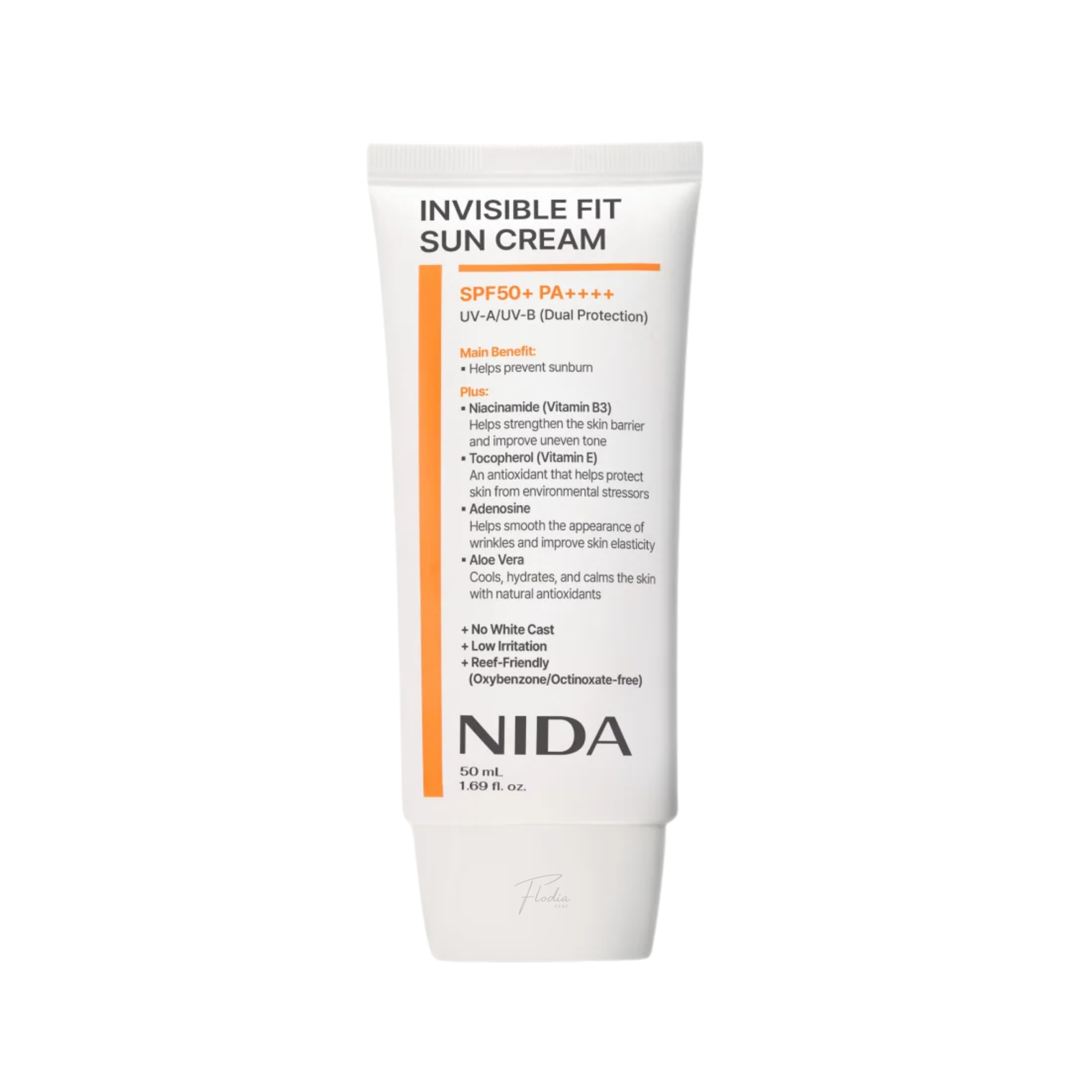 NIDA Invisible Fit sunscreen