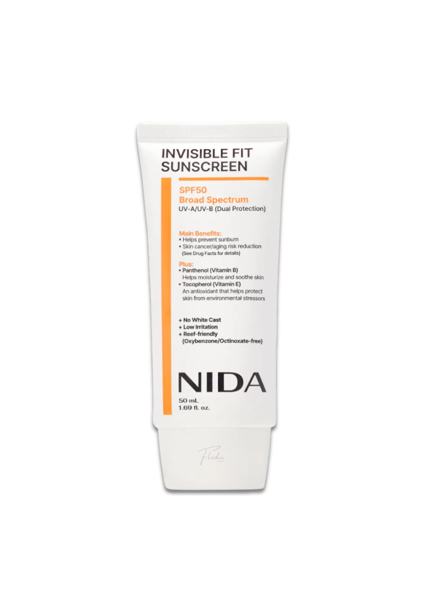 NIDA Invisible Fit sunscreen