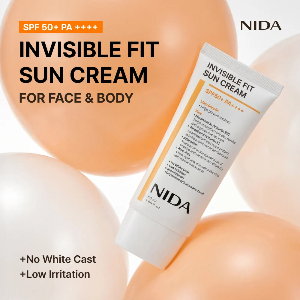NIDA Invisible Fit sunscreen