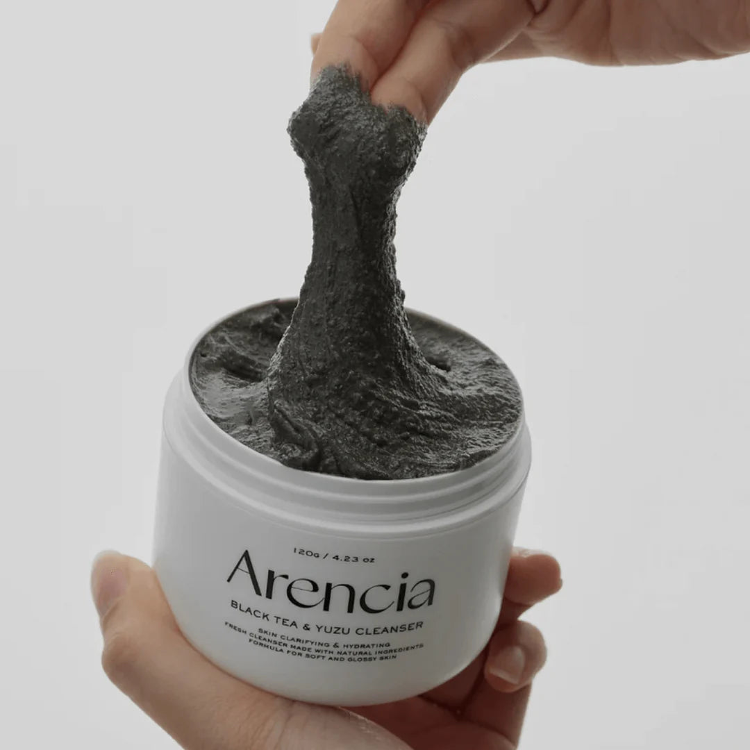 Arencia Black Tea & Yuzu Rice Mochi Cleanser 120G
