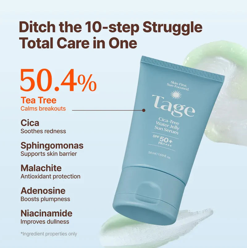 Tage Sérum Solar Cica-Tree Water Jelly Sun Serum - 50ml