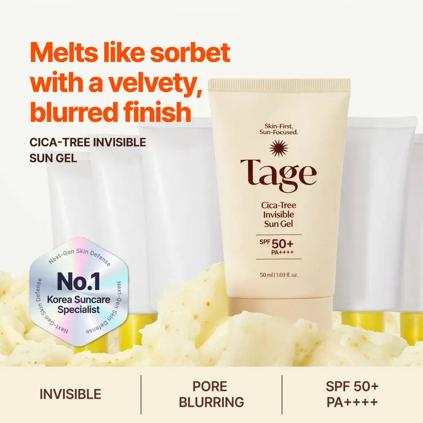 Tage Cica Tree Invisible Sun Gel - 50ml