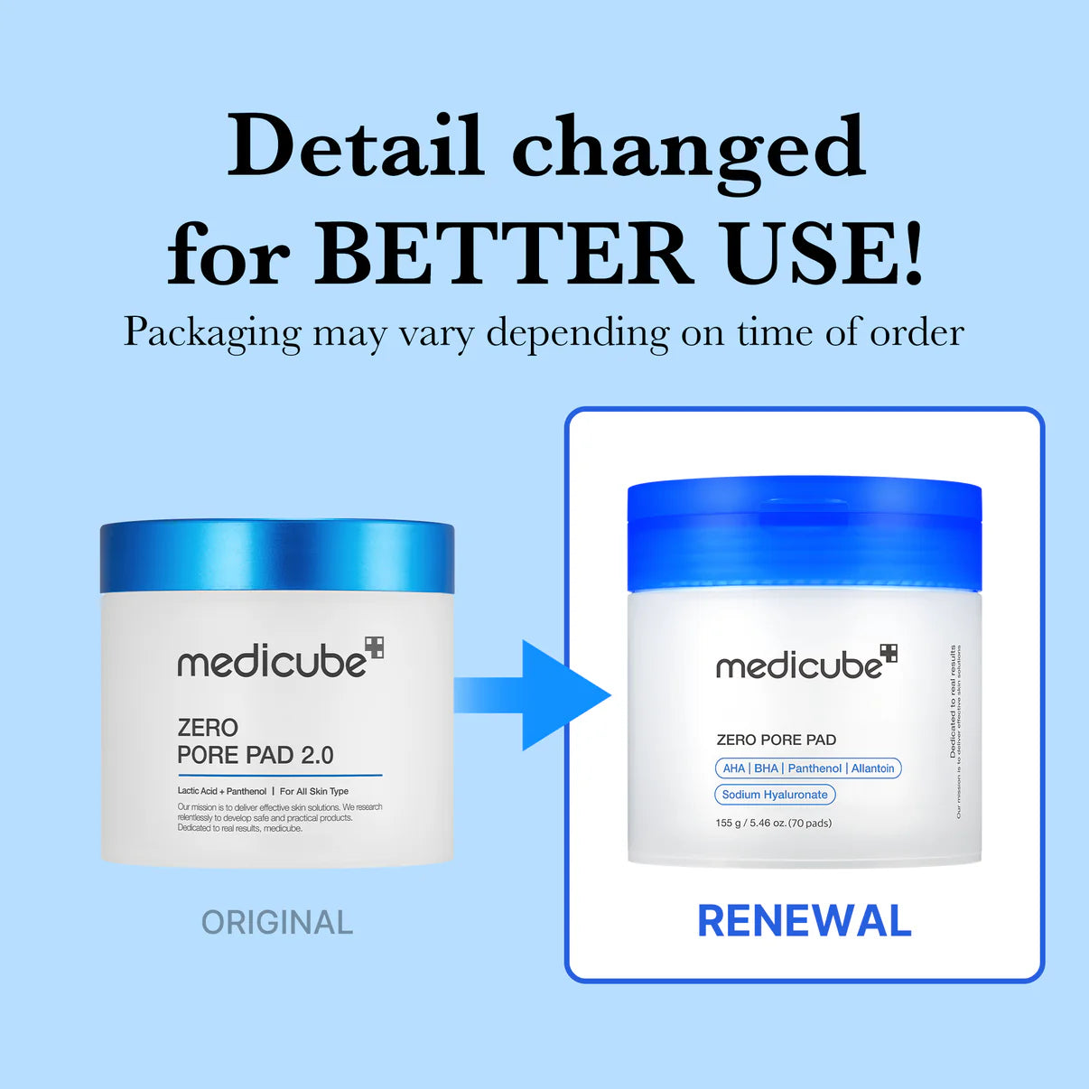 Medicube Zero Pore Pad 2.0 70Pcs