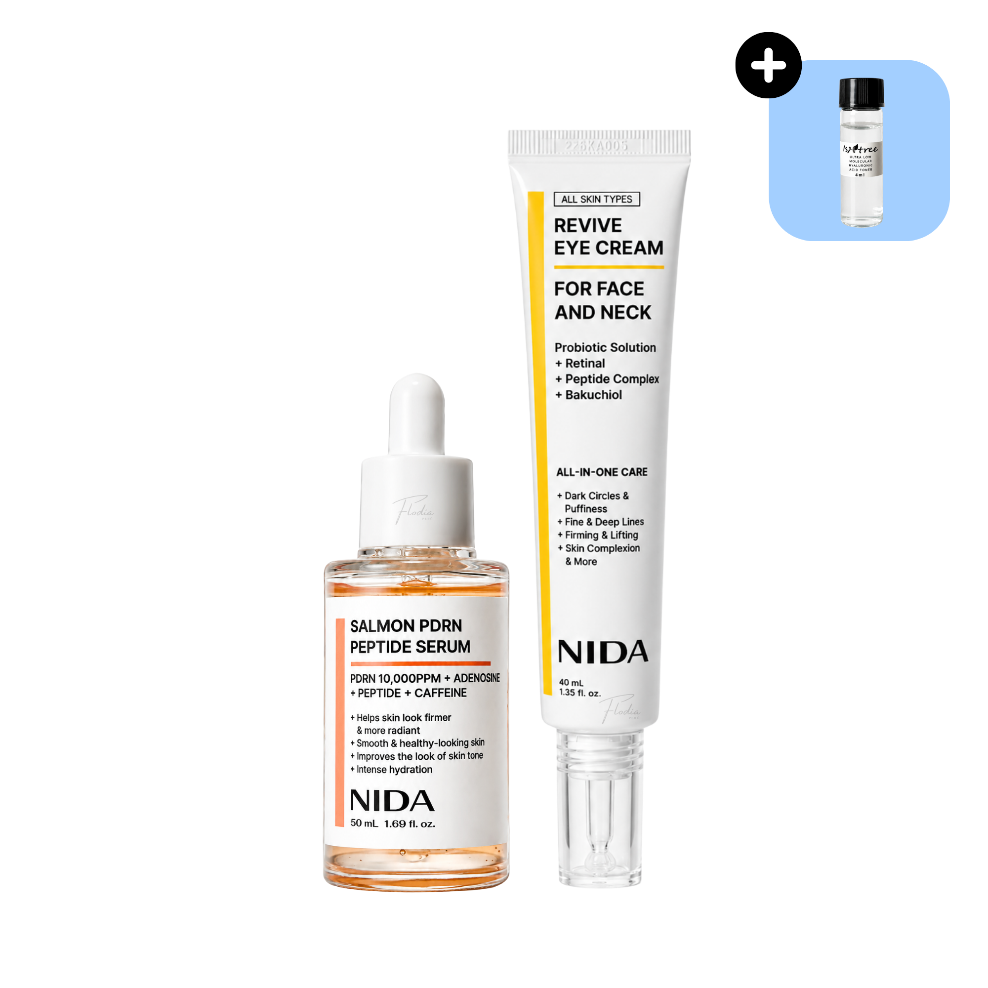 NIDA Dúo Reafirmante Contorno de Ojos + PDRN Serum