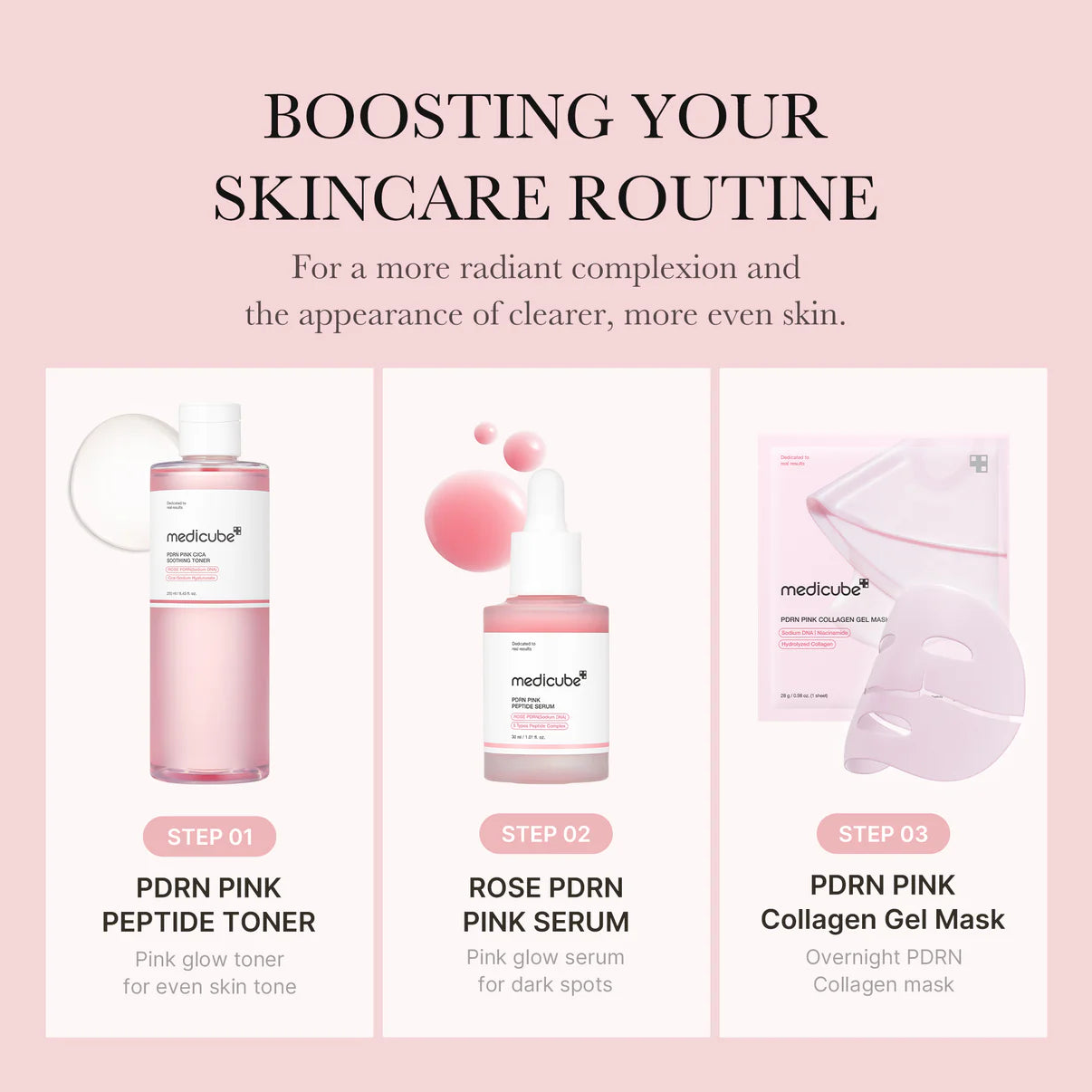 Medicube Pdrn Pink Peptide Toner 250Ml