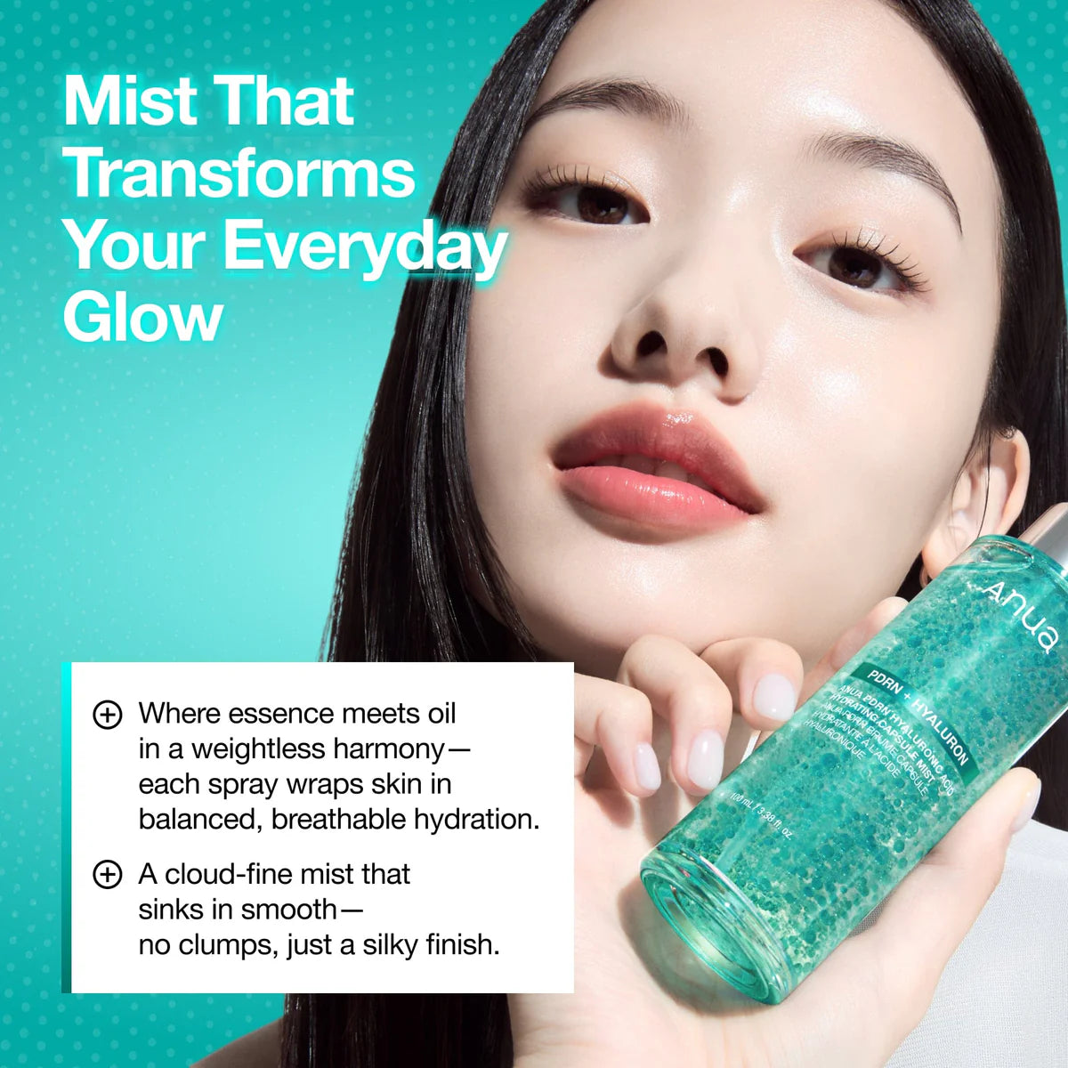 Anua Global Pdrn Collagen Glow Facial Serum Spray