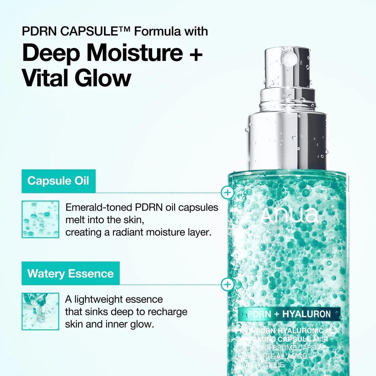 Anua Global Pdrn Collagen Glow Facial Serum Spray