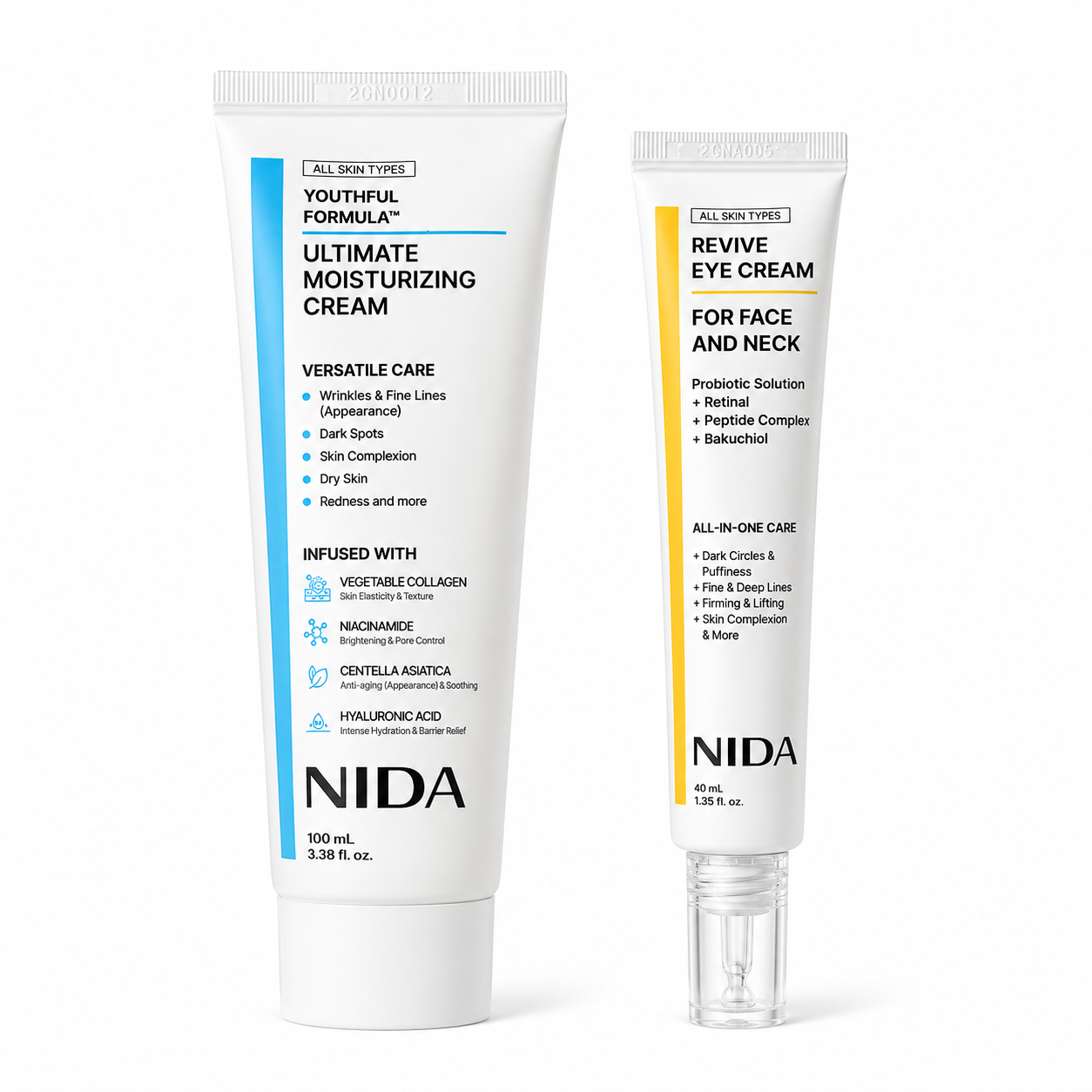 NIDA Dúo Hidratación & Contorno de Ojos
