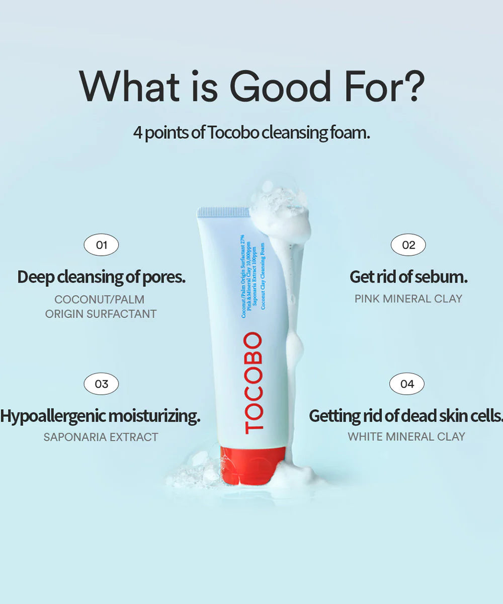 Tocobo Coconut Clay Cleansing Foam 150 ml