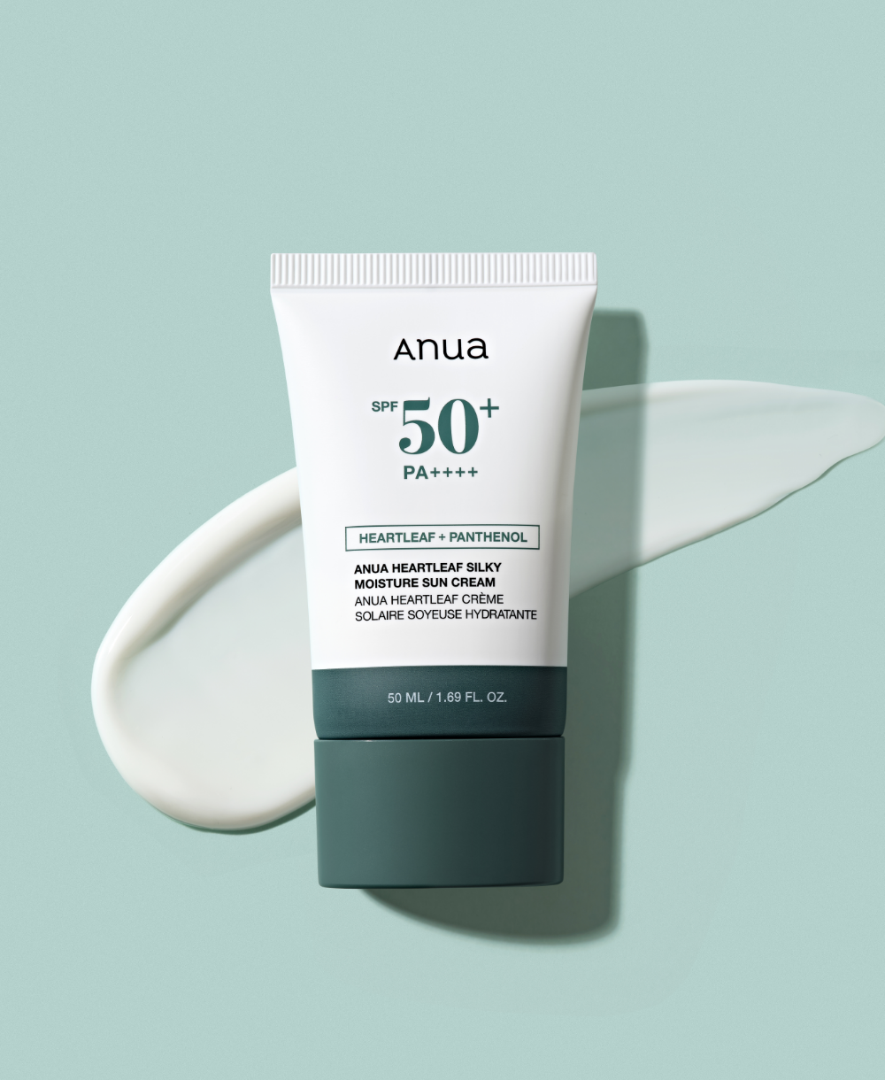 Anua Heartleaf Silky Moisture Sun Cream Spf50+ Pa++++ 50Ml