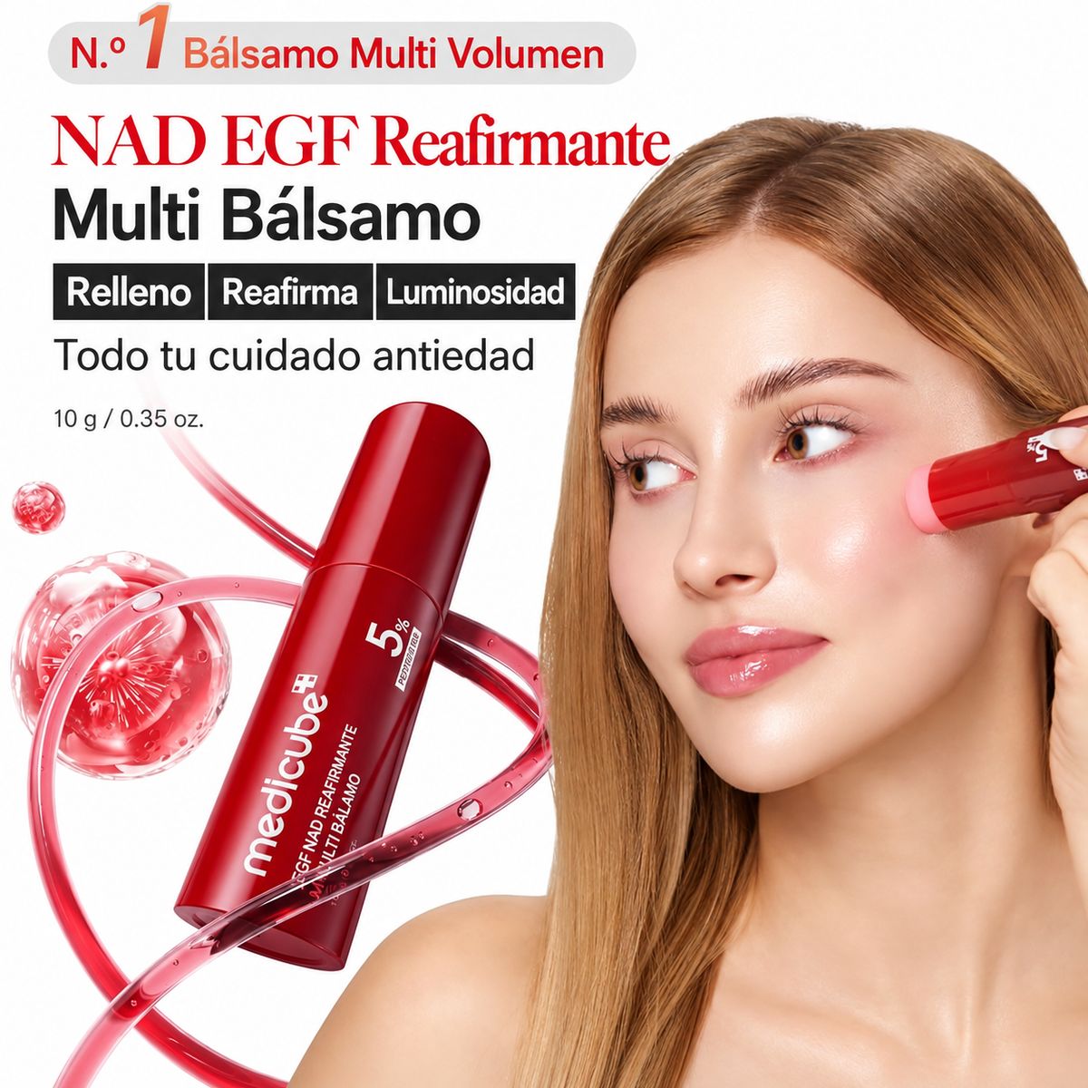 Medicube Bálsamo Facial Reafirmante EGF NAD Firming Multi Balm 10 g