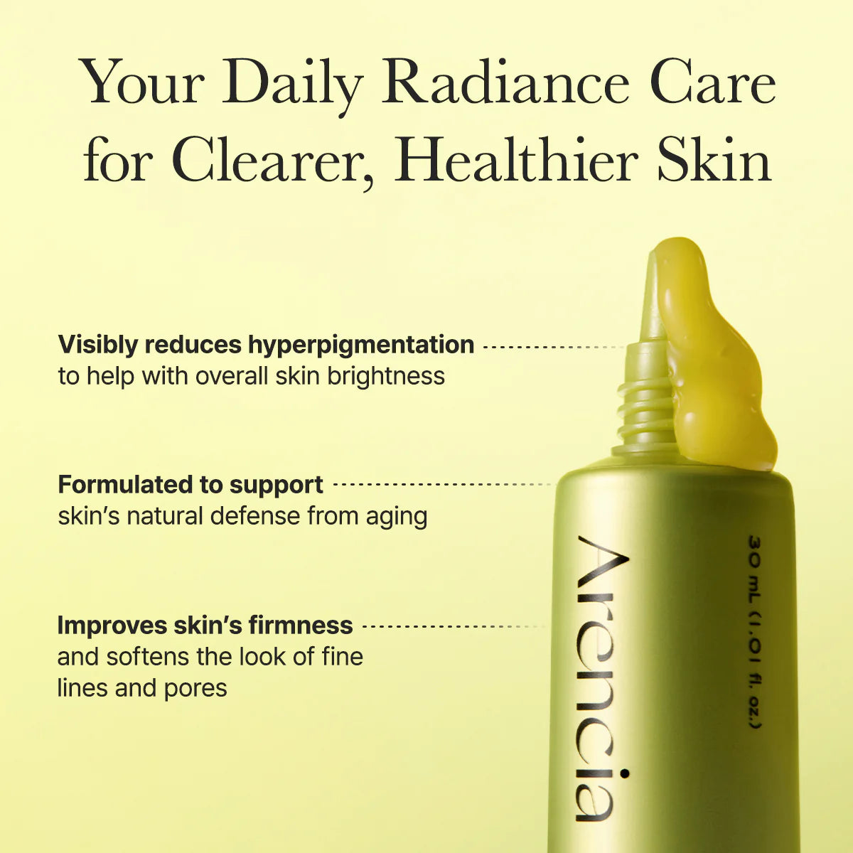 Arencia Vitamin C Booster Shot, Pure Vitamin C + Glutathione For Bright 30 ml