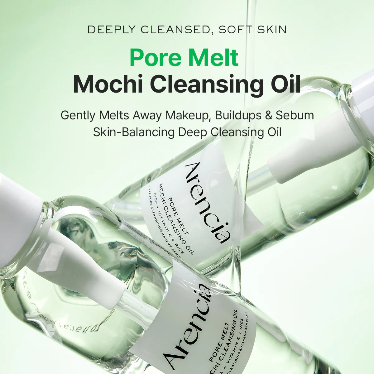 Arencia Pore Melt Mochi Cleansing Oil 200 ml