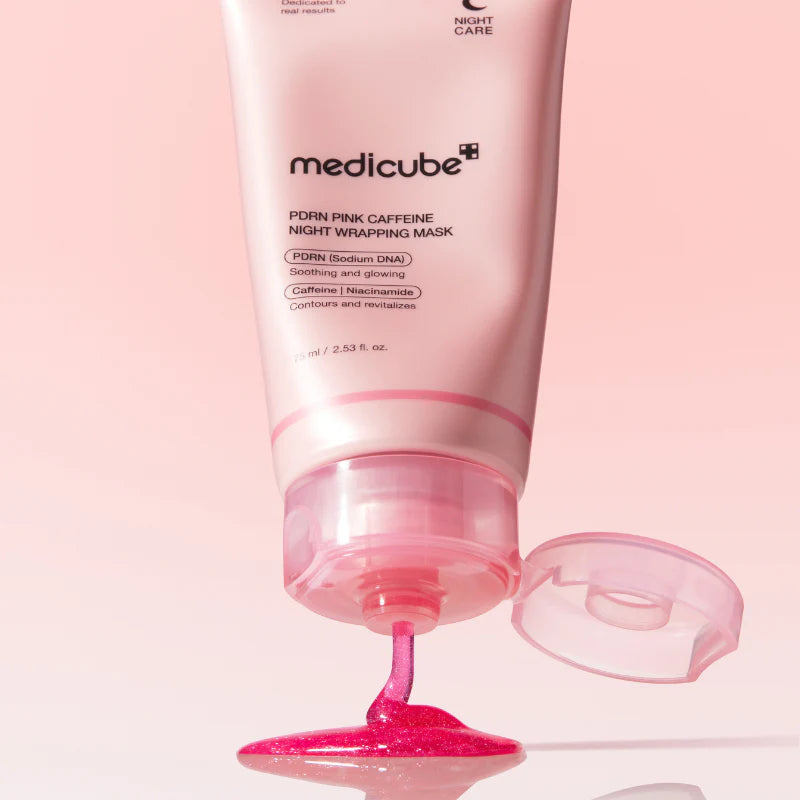 Medicube Pdrn Pink Caffeine Night Wrapping Mask 75 ml