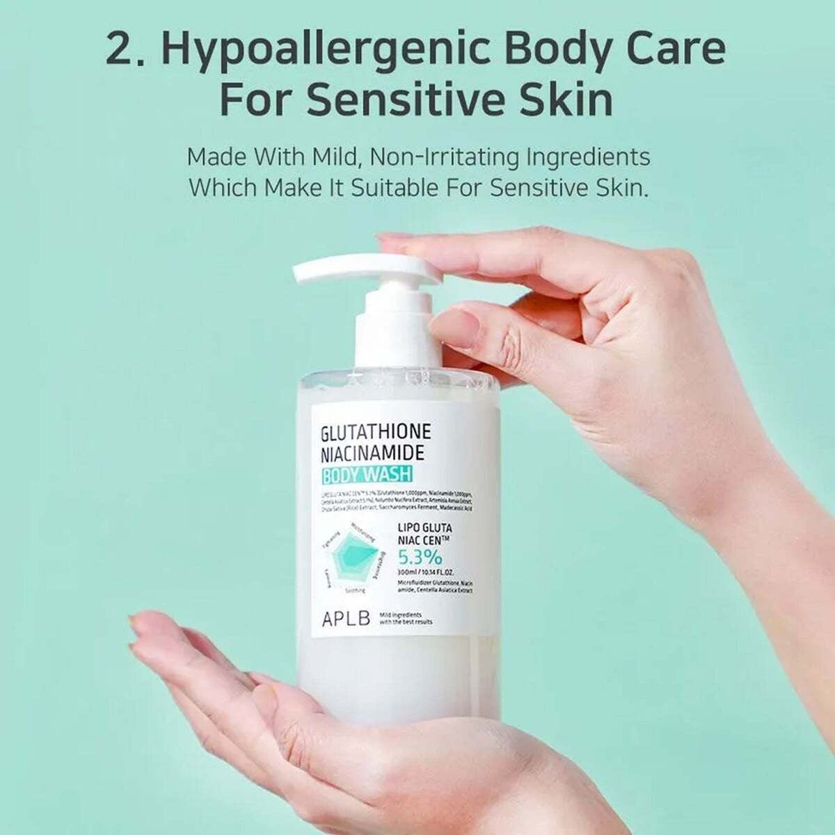APLB Glutathione Niacinamide Body Lotion 300 ml