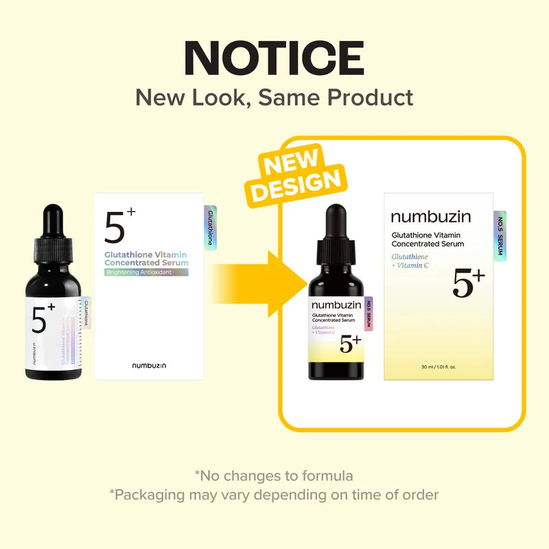 Numbuzin No 5 Glutathione Vitamin Concentrated Serum 30Ml