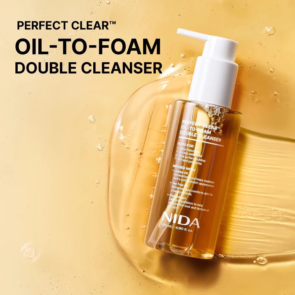 NIDA Perfect Clear™ Double Oil Foam Cleaner 145 ml