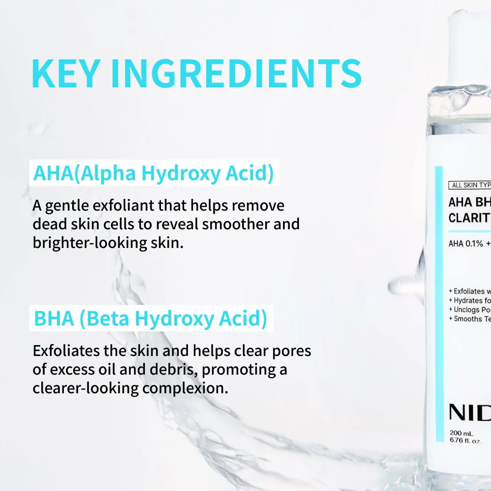 NIDA AHA BHA Clarifying Toner 200 ml