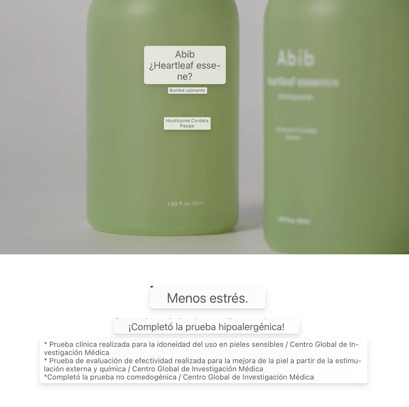 Heartleaf essence - Calming pump