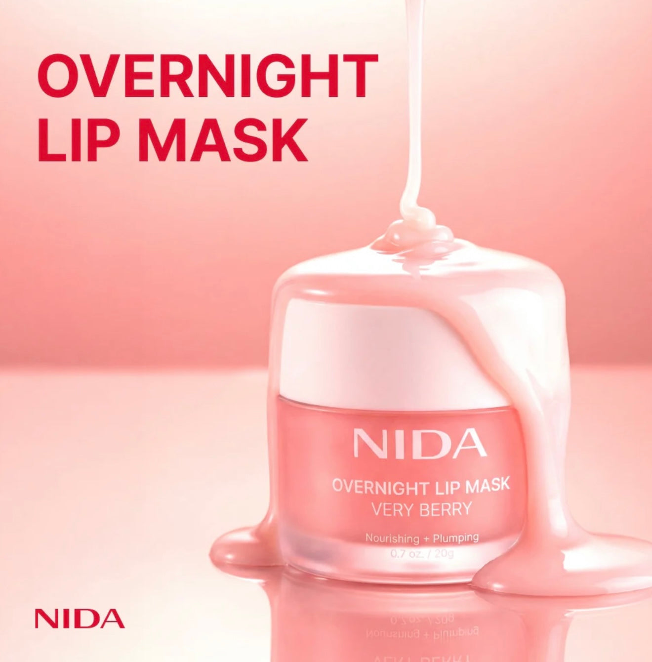 NIDA Overnight Lip Mask Very Berry 20 g