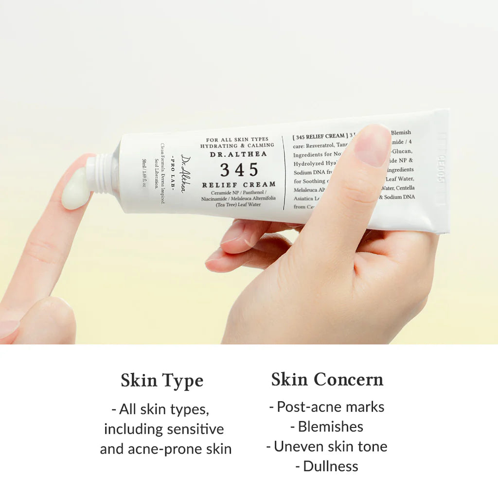Cleanser and Hydration Set | 345 Relief Cream & Pure Grinding Cleansing Balm