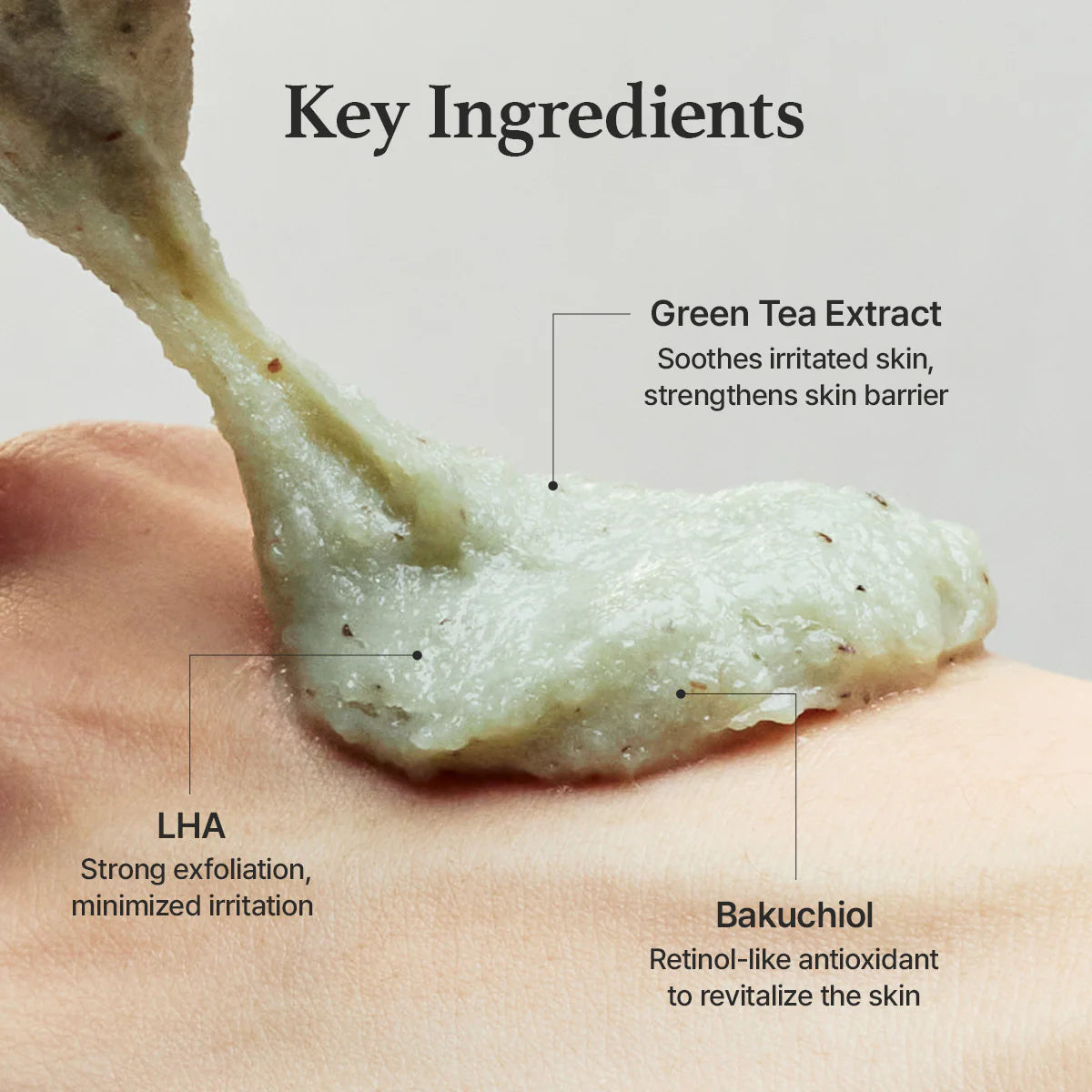 Arencia Green Tea + LHA Deep Pore Rice Cake Cleanser, 5.07 fl oz - Pre Venta