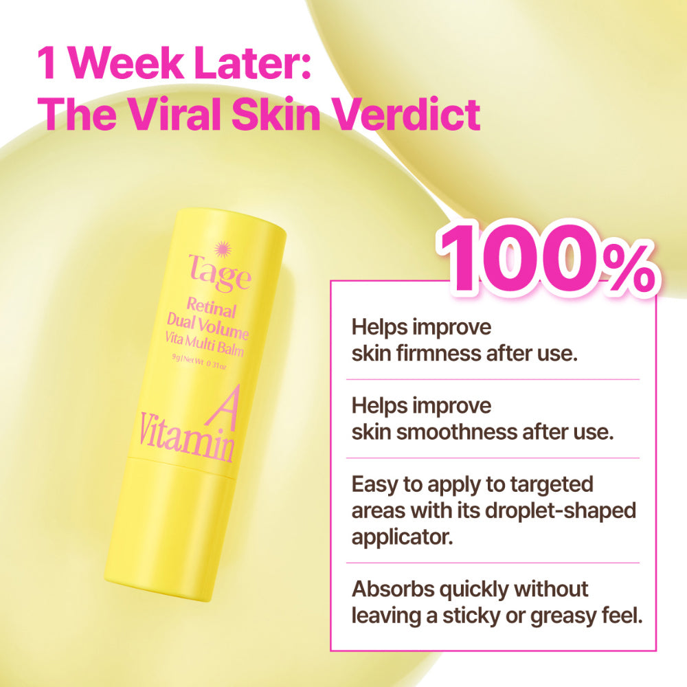 Tage Bálsamo Facial con Retinal Retinal Dual Volume Vita Multi Balm 9 g