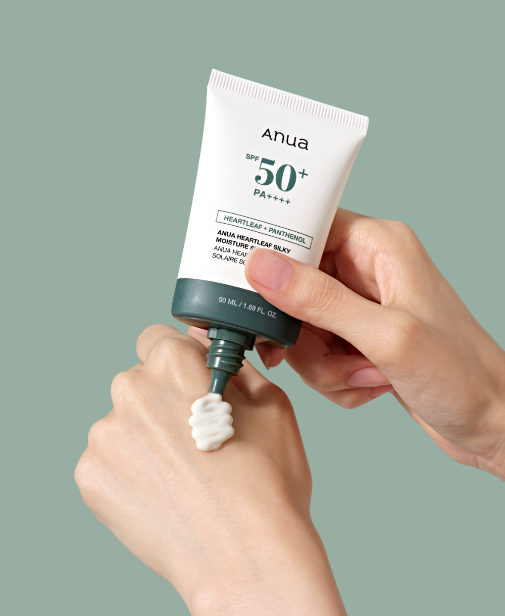 Anua Heartleaf Silky Moisture Sun Cream Spf50+ Pa++++ 50Ml