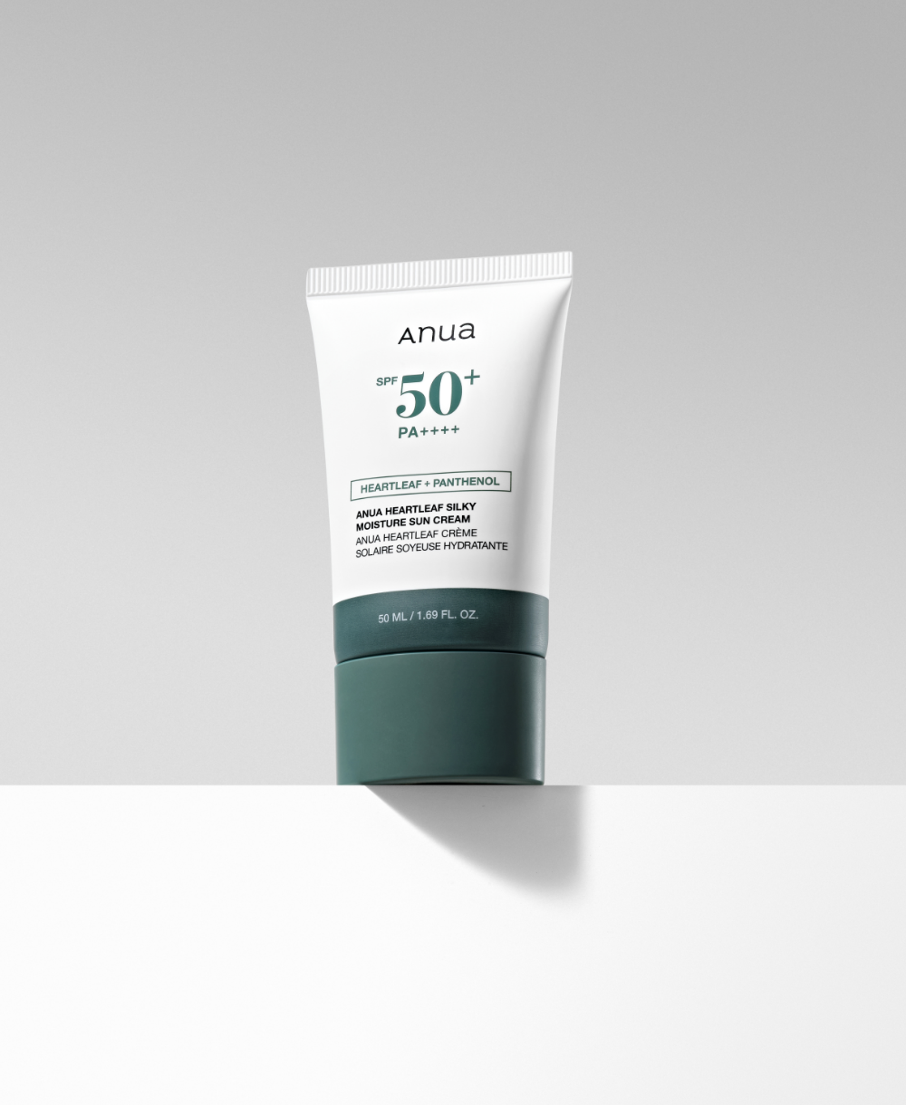 Anua Heartleaf Silky Moisture Sun Cream Spf50+ Pa++++ 50Ml