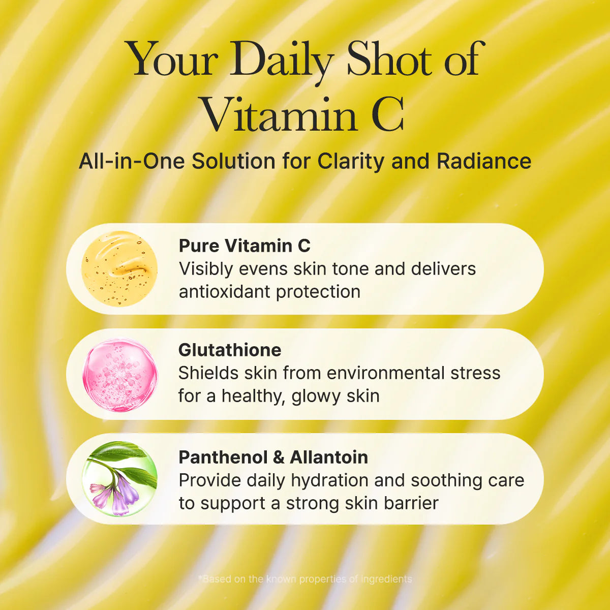 Arencia Vitamin C Booster Shot, Pure Vitamin C + Glutathione For Bright 30 ml