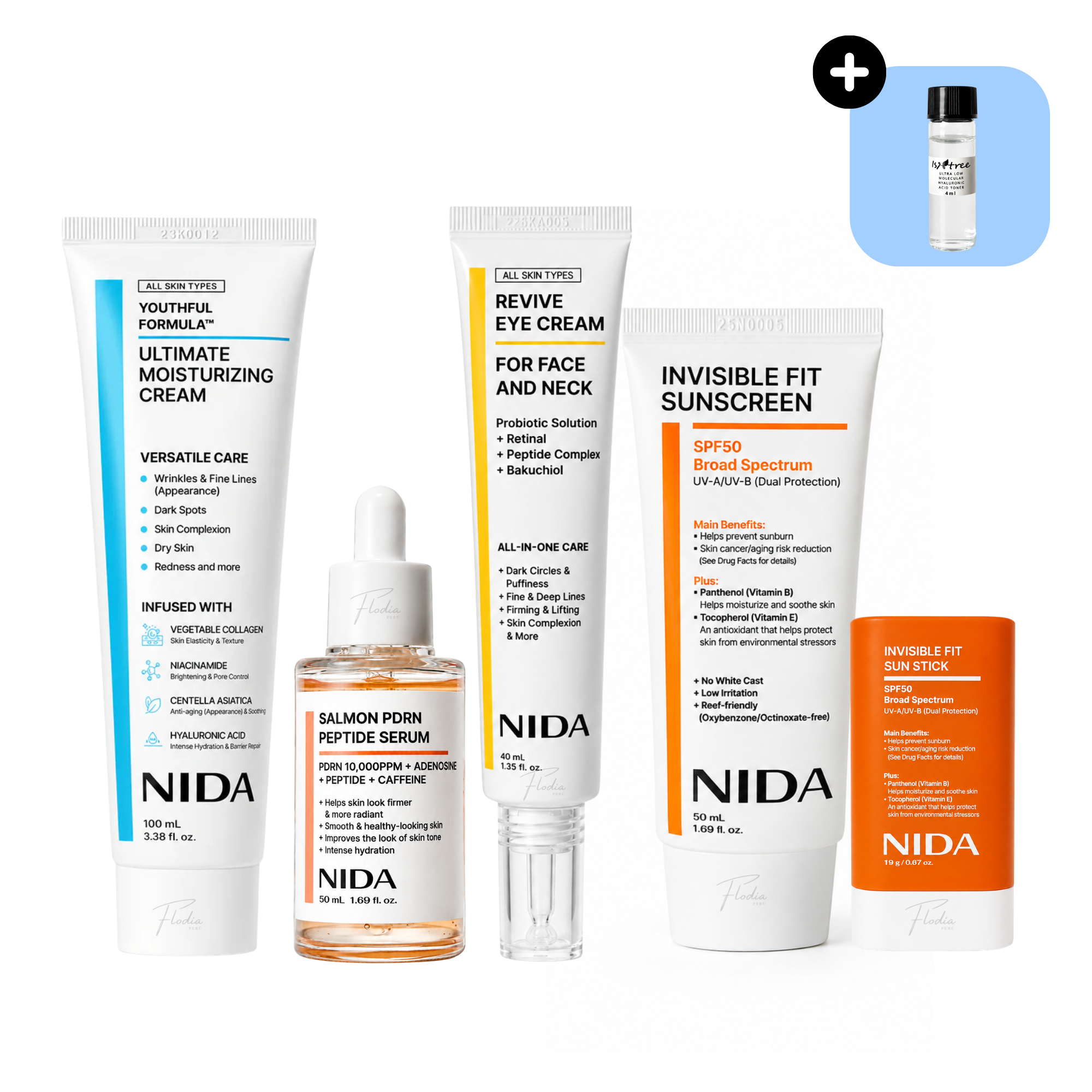 NIDA Rutina Completa Antiedad & Luminosidad + Muestra Isntree
