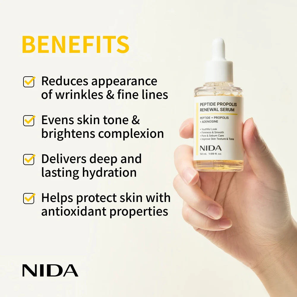 NIDA propolis and peptide renewing serum 50ml - PRE VENTA