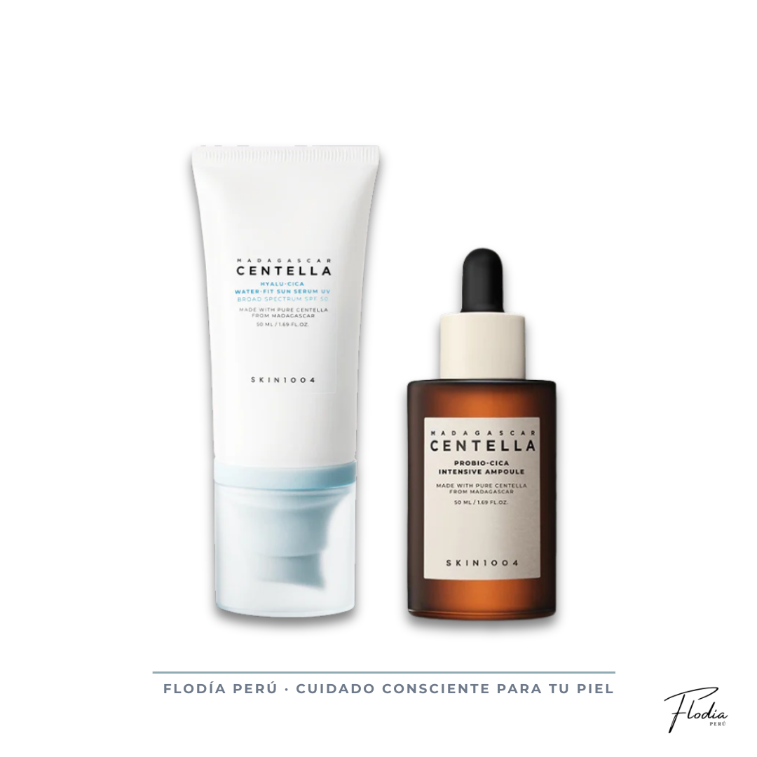 SKIN1004 DUO Piel Calm & Protegida 24H | Hidratación + SPF50+