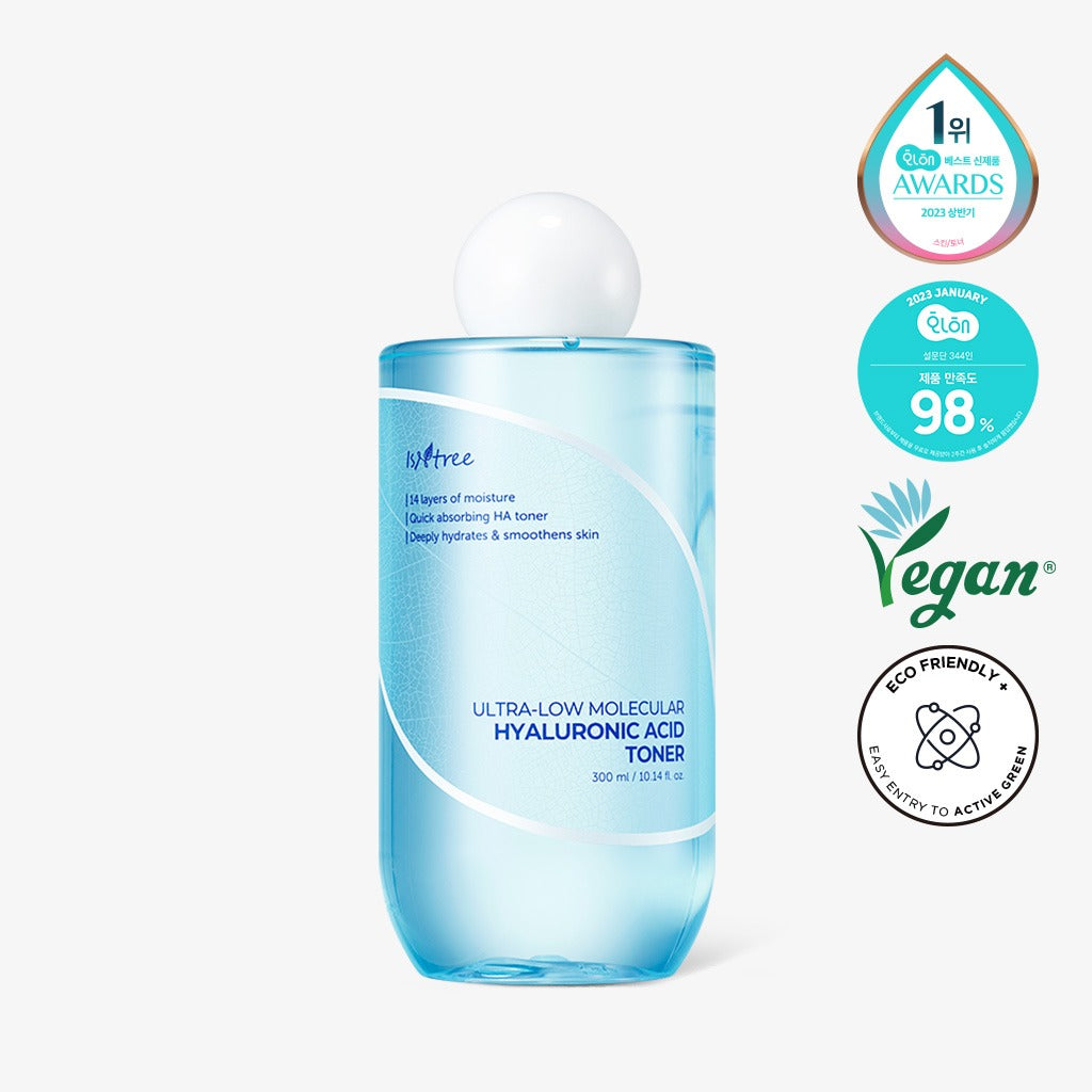 Isntree Ultra Low Molecular Hyaluronic Acid Toner 300Ml